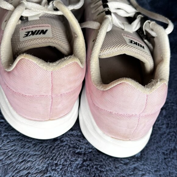 Nike Womens Downshifter 8/Vast Grey/Black/Pink Foam/ Size 8- Womens Running Shoe - Picture 13 of 14